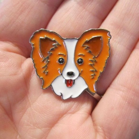 Corgi Pin Dog~Hard Enamel - Picture 4 of 4